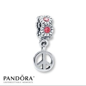 Pandora peace charm
